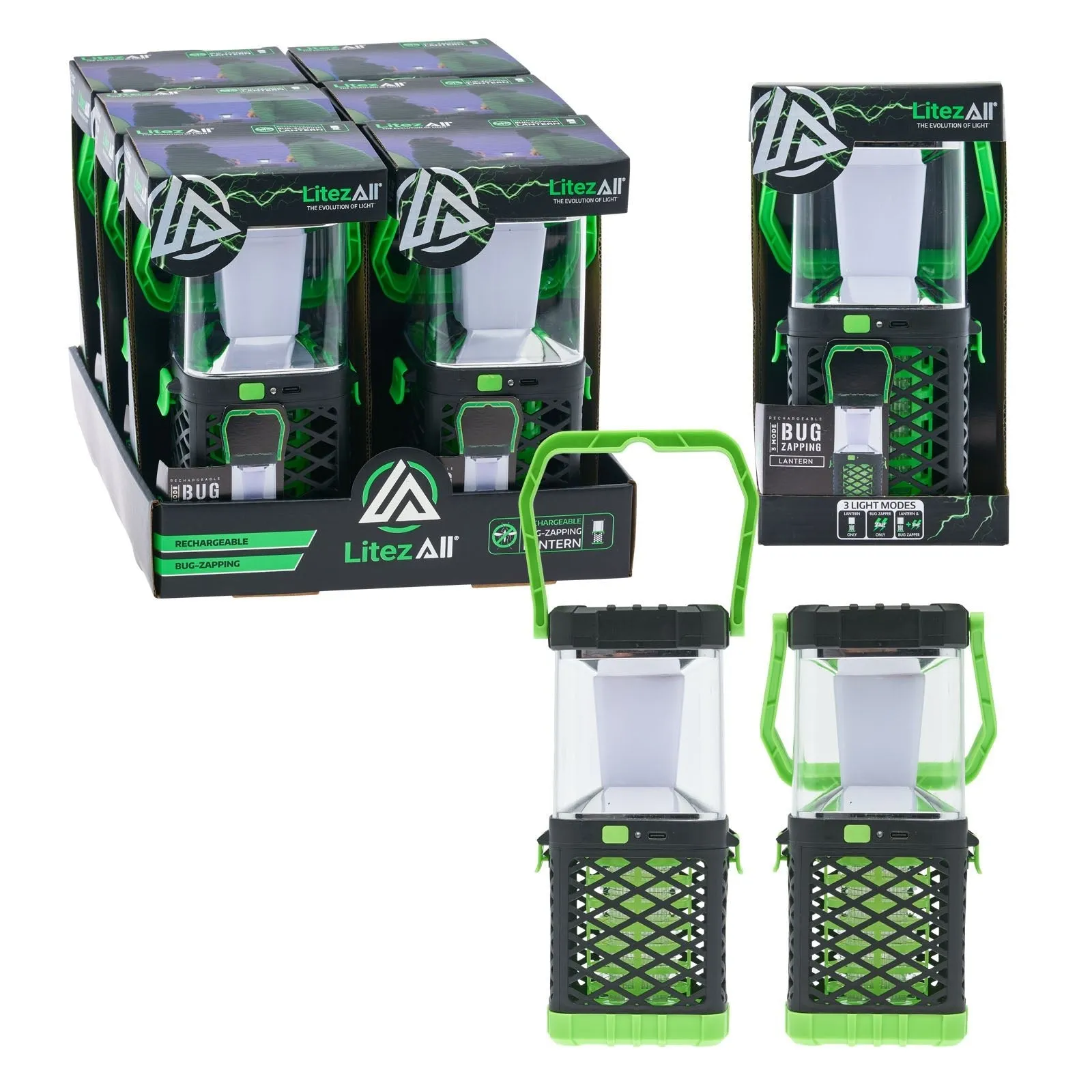 LitezAll Rechargeable Bug Zapper Lantern