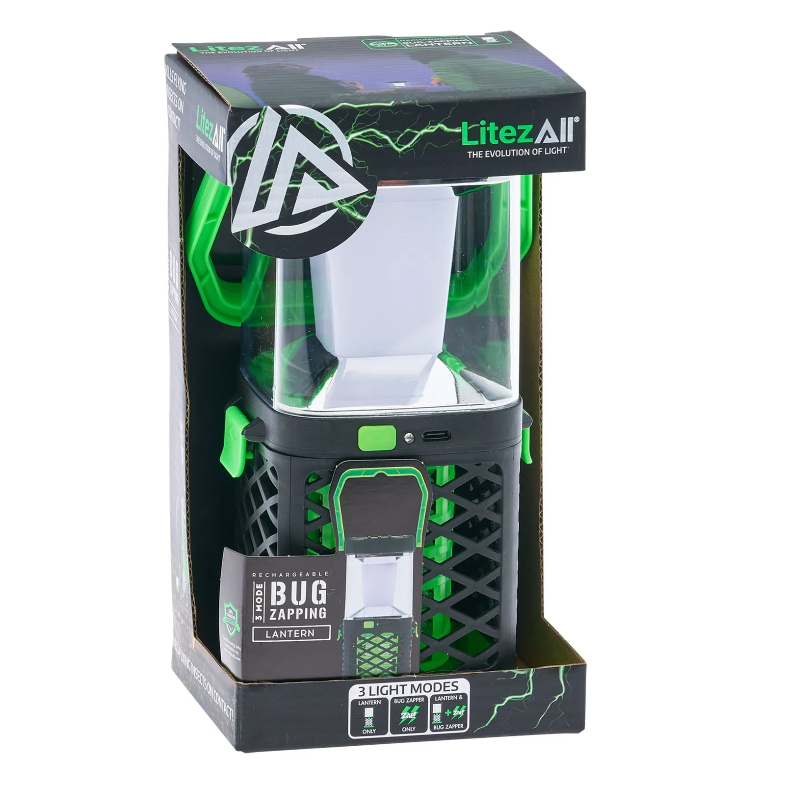 LitezAll Rechargeable Bug Zapper Lantern