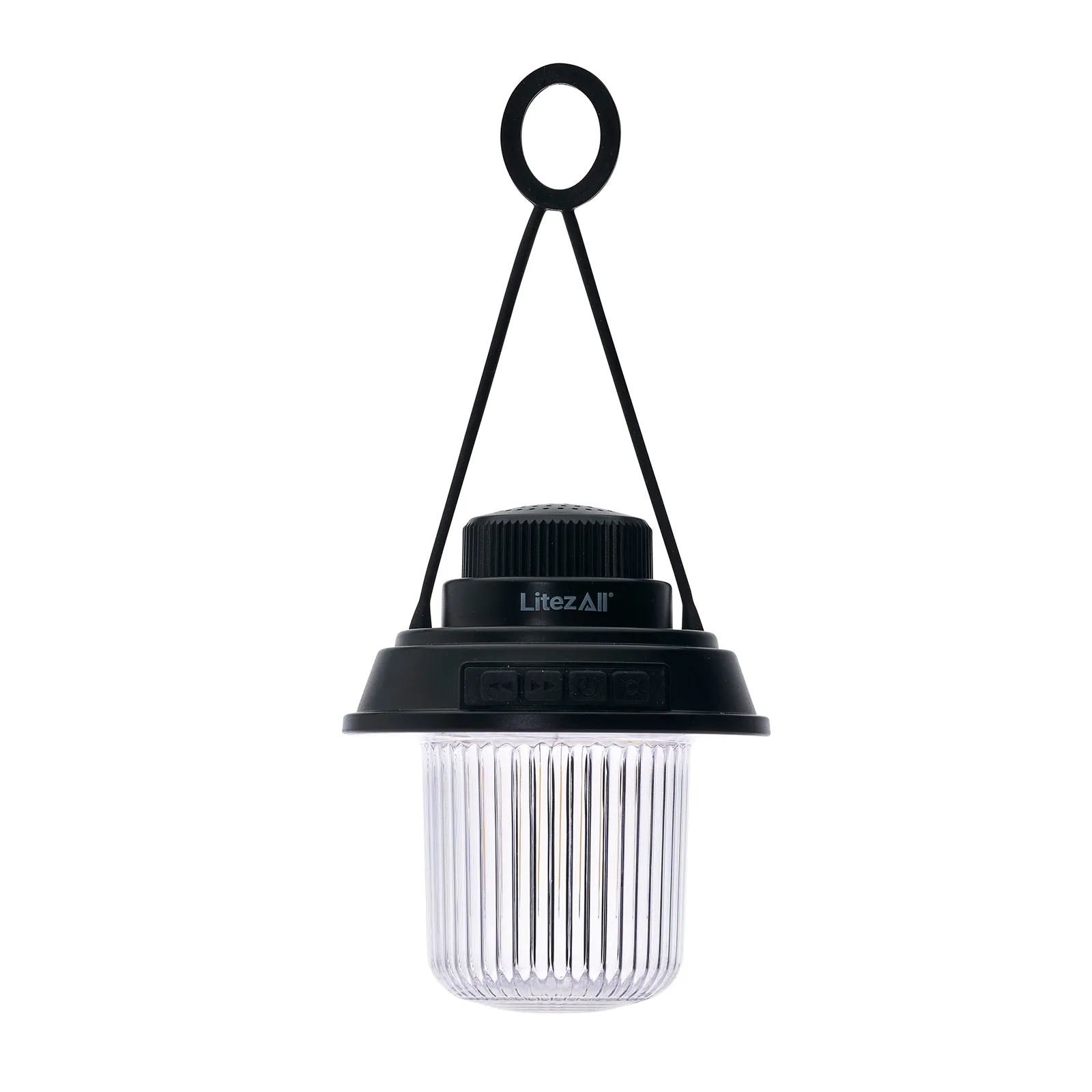 LitezAll Rechargeable Mini Camping Lantern with Bluetooth Speaker