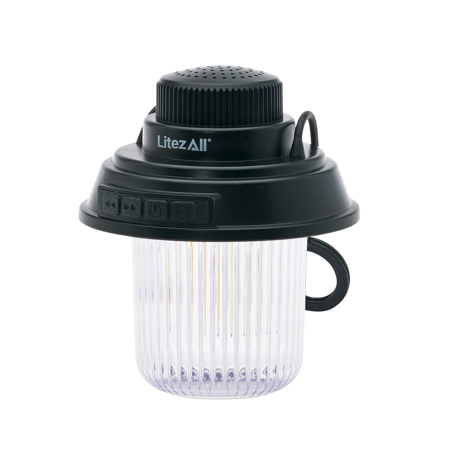 LitezAll Rechargeable Mini Camping Lantern with Bluetooth Speaker