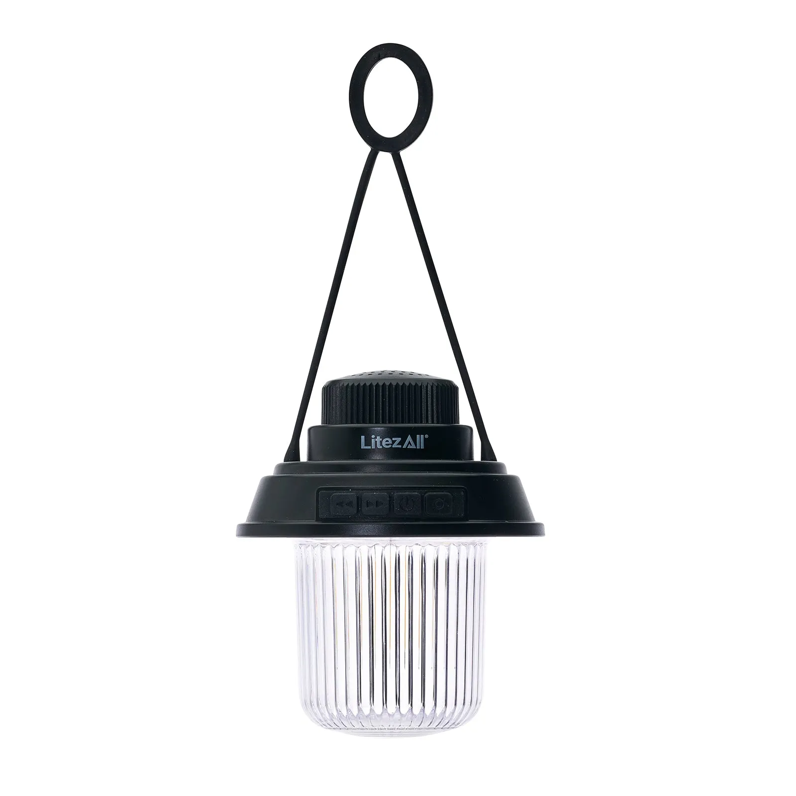 LitezAll Rechargeable Mini Camping Lantern with Bluetooth Speaker