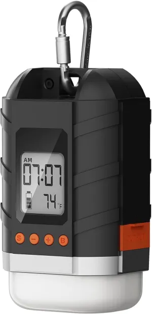LOBKIN Camping Rechargeable Lantern, Multifunctional Camping Light 5 Modes, Portable Tent Lamp USB 15600 mAh for Camping, Hiking, Fishing