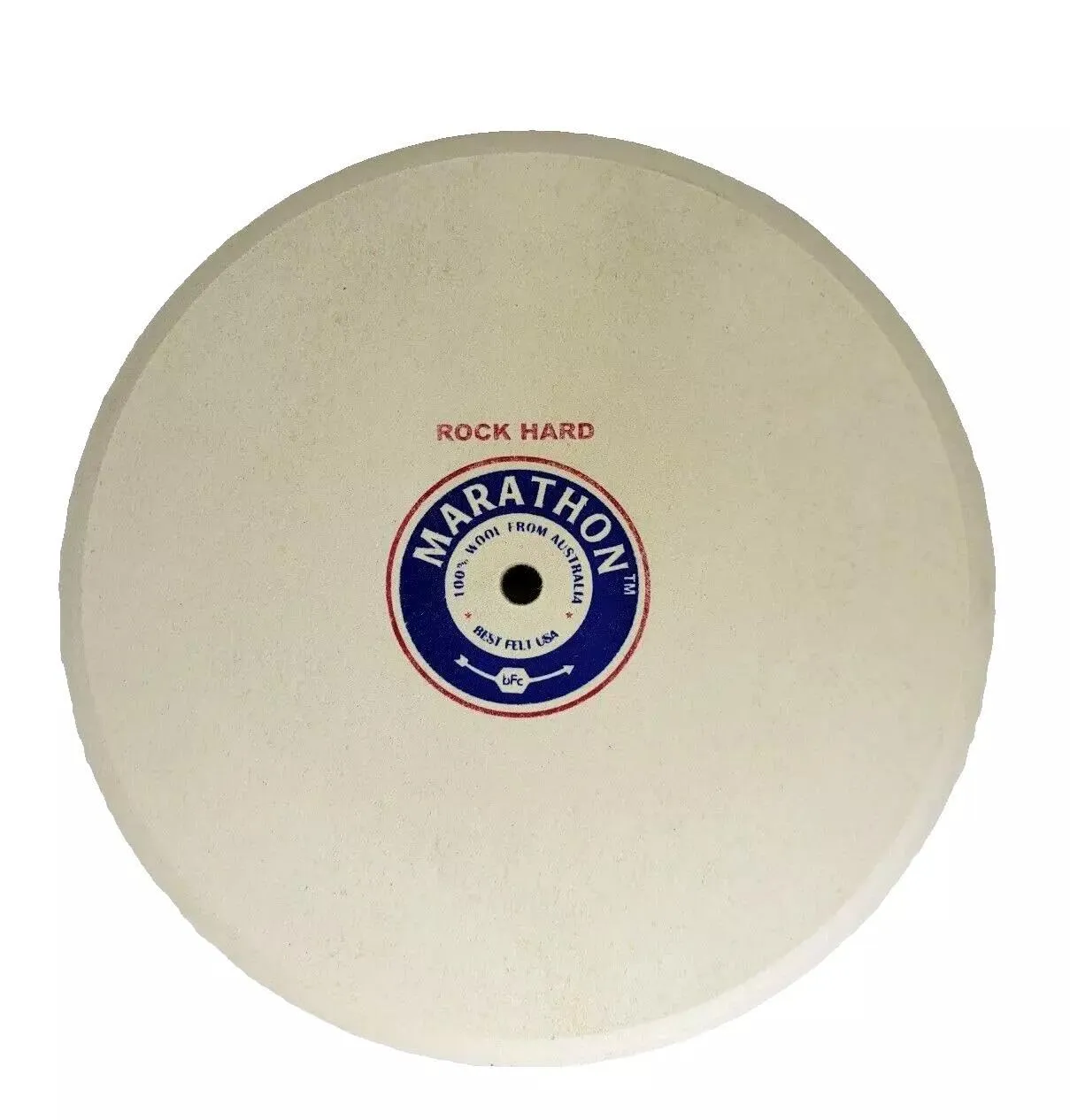 Marathon Beveled Edge Serrated Knife Polisher, 10" x 1" x 12mm Hole, Tormek Style, Rock Hard