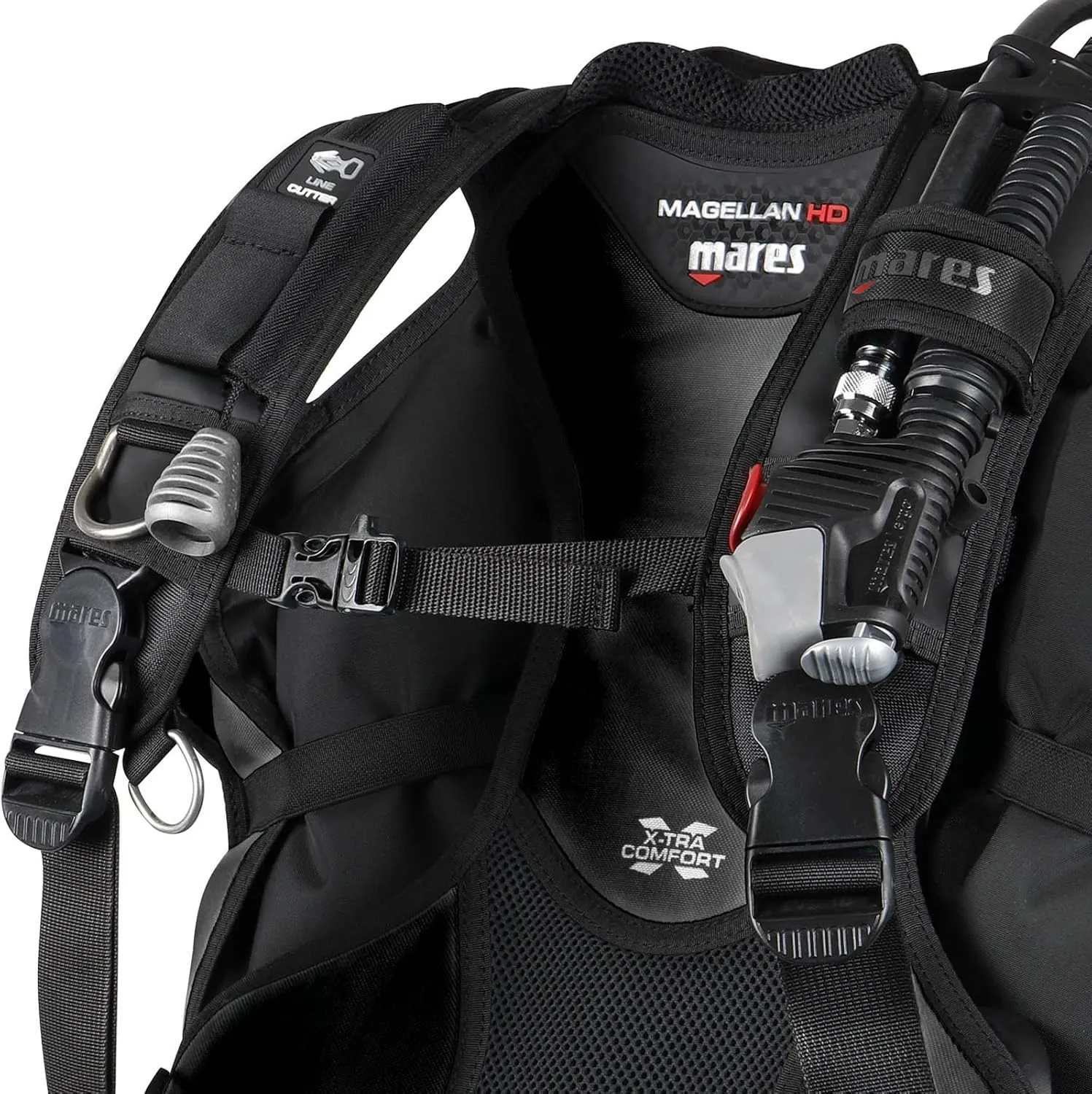 Mares Magellan HD BCD - Unisex Versatile Lightweight Foldable Backmounted Scuba Diving Jacket BCD