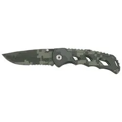 Maxam Liner Lock Knife with Aluminum Camo Handle SKDCAM2
