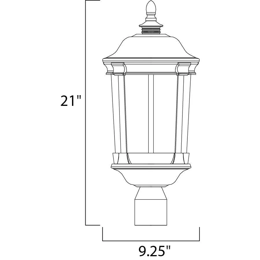 Maxim Lighting DOVER LED 55021CDBZ Exterior Traditional - Bronze
