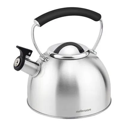 Mellerware Kettle Stove Top Stainless Steel 2.5L Whistle 22041SS