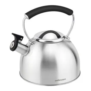 Mellerware Kettle Stove Top Stainless Steel 2.5L Whistle 22041SS