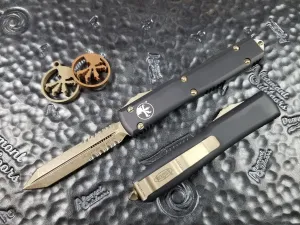 Microtech Ultratech Spartan Bronze Part Serrated 223-14