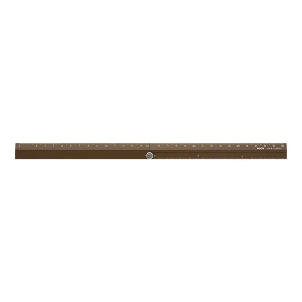 Midori Aluminum Multi Ruler - Brown - 30 cm