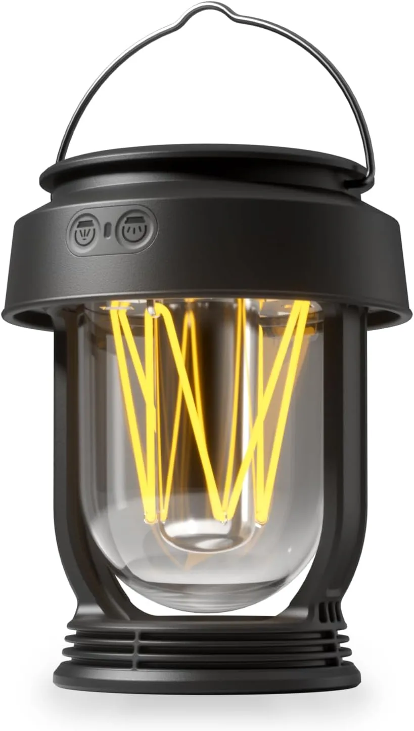 MPOWERD Luci Edison Bulb Rechargeable Solar Camping Lantern