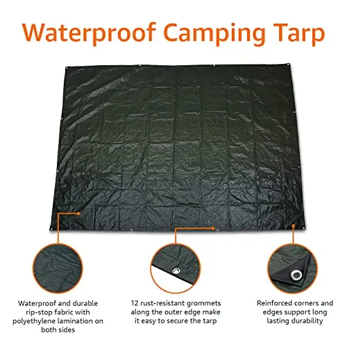 Multi-purpose Waterproof Camping Tarp for Camping Tent