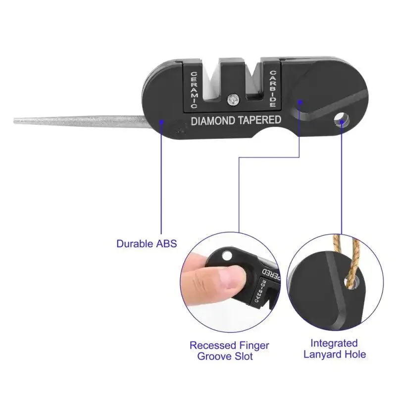 Multifunctional Keychain Knife Sharpener