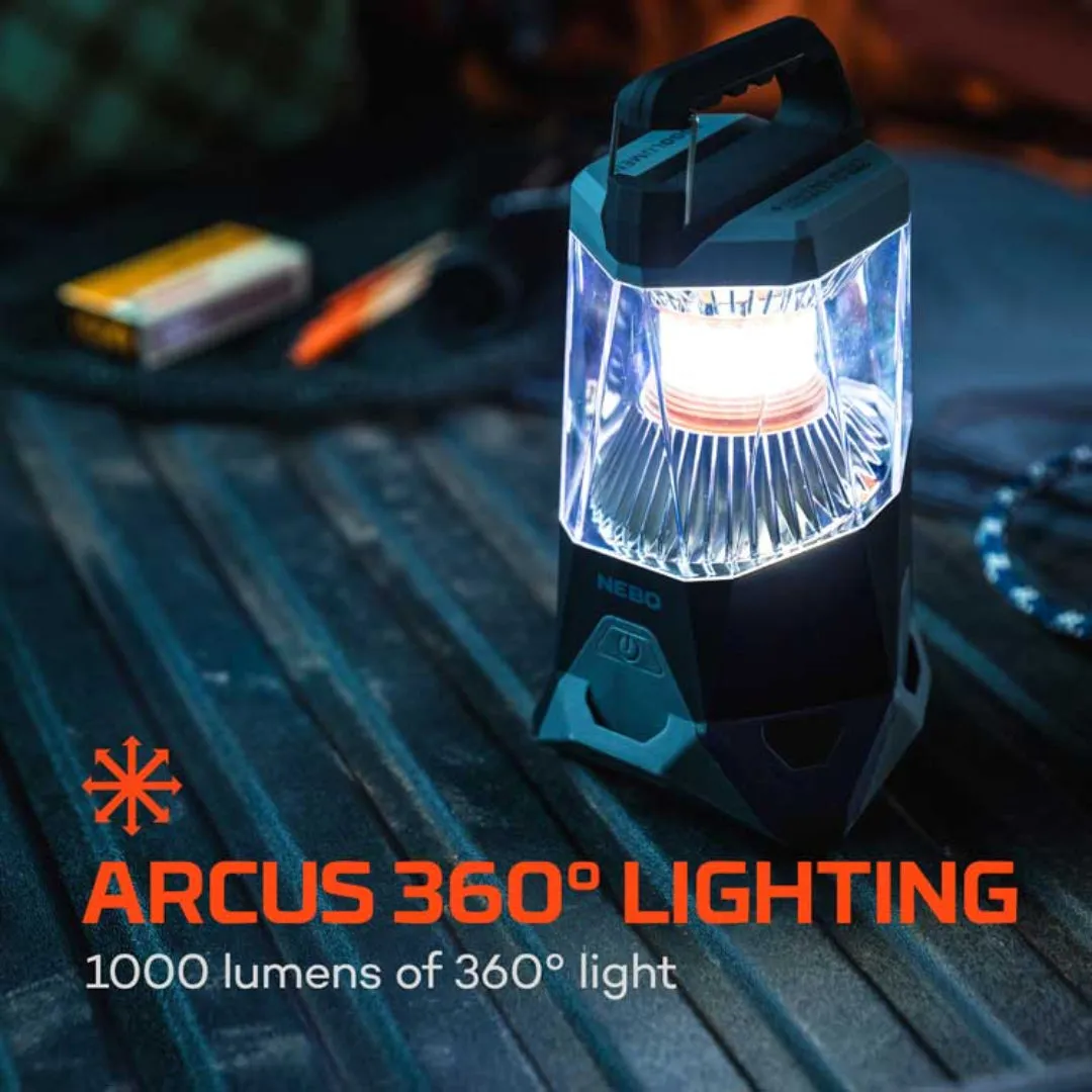 NEBO GALILEO 1000 RECHARGEABLE LED LANTERN