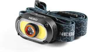 NEBO MYCRO 500  Rechargeable Headlamp | 500 Lumens, 7 Light Modes, Water Resistant, Detachable Hat Clip, Super Bright Head Lamp for Camping & Hiking, Includes Micro USB-C Charging Cable