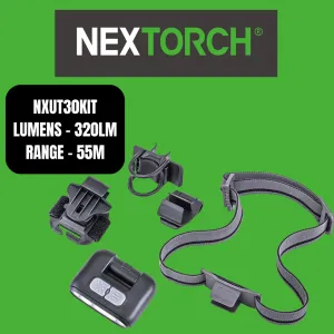 Nextorch U-Series Compact Rechargeable Multi-Function Light, On-Off Motion Sensor, White/Red LED, 4 Modes