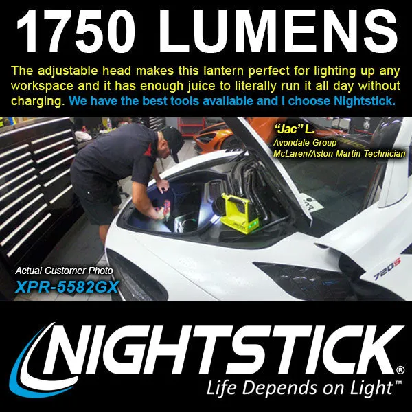 Nightstick - INTEGRITAS™ 82 Intrinsically Safe Lantern w/Articulating Head - Li-Ion - Green - UL913