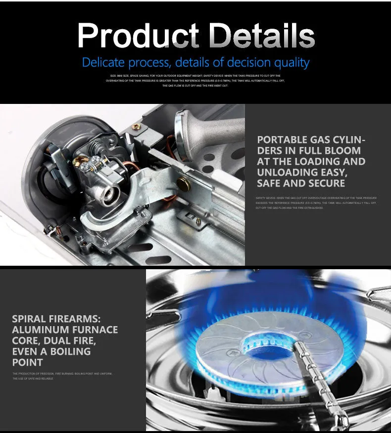 No-hassle exchange Stove Special edition sale Lightweight  Windproof