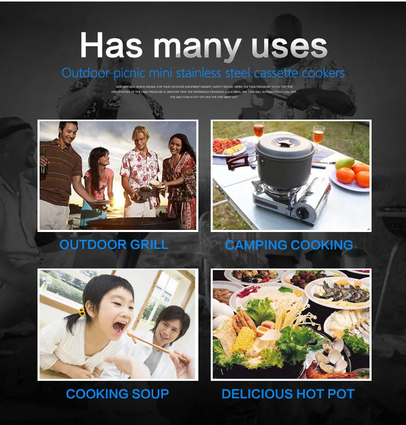 No-hassle exchange Stove Special edition sale Lightweight  Windproof