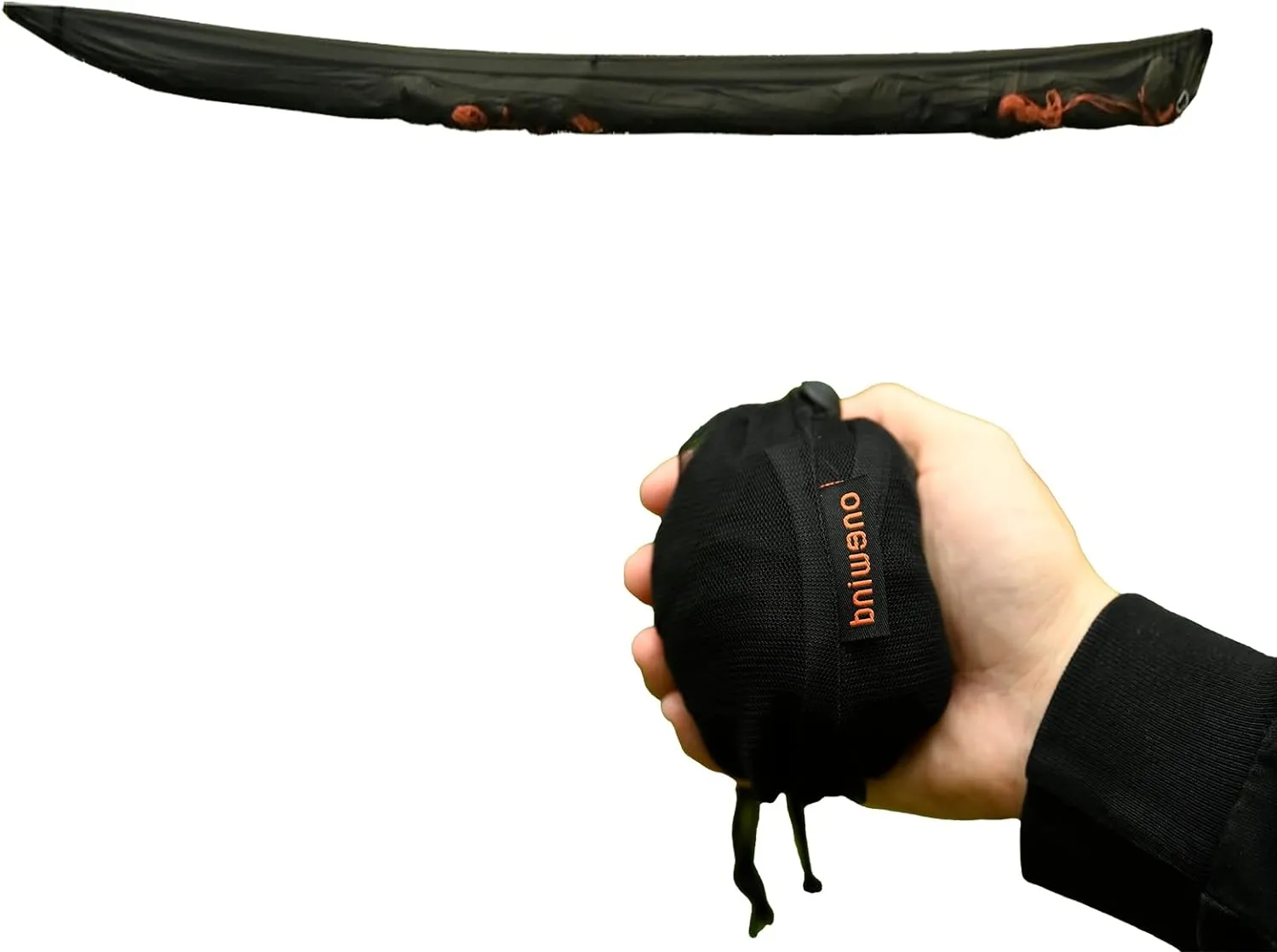 Onewind Premium Hammock Tarp Sleeve 12ft Camping Tent Rain Fly Snakeskin for Tarp Easy Storage and Display, Hiking and Backpacking, Lightweight and Durable Water Resistant, OD Green