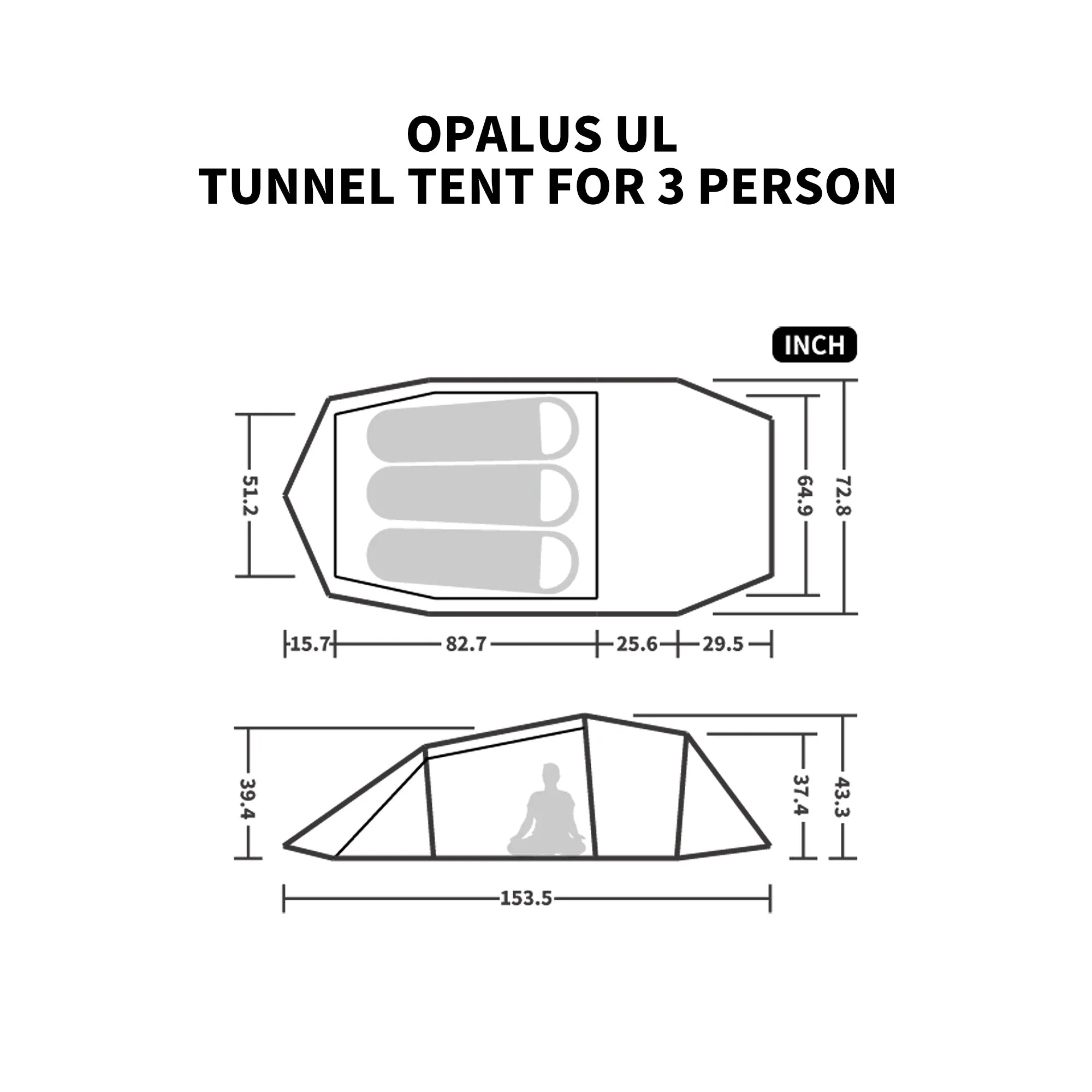 Opalus Large selection Ultralight Tent Men Series Hiking Olive 3 Stock-clearance Naturehike