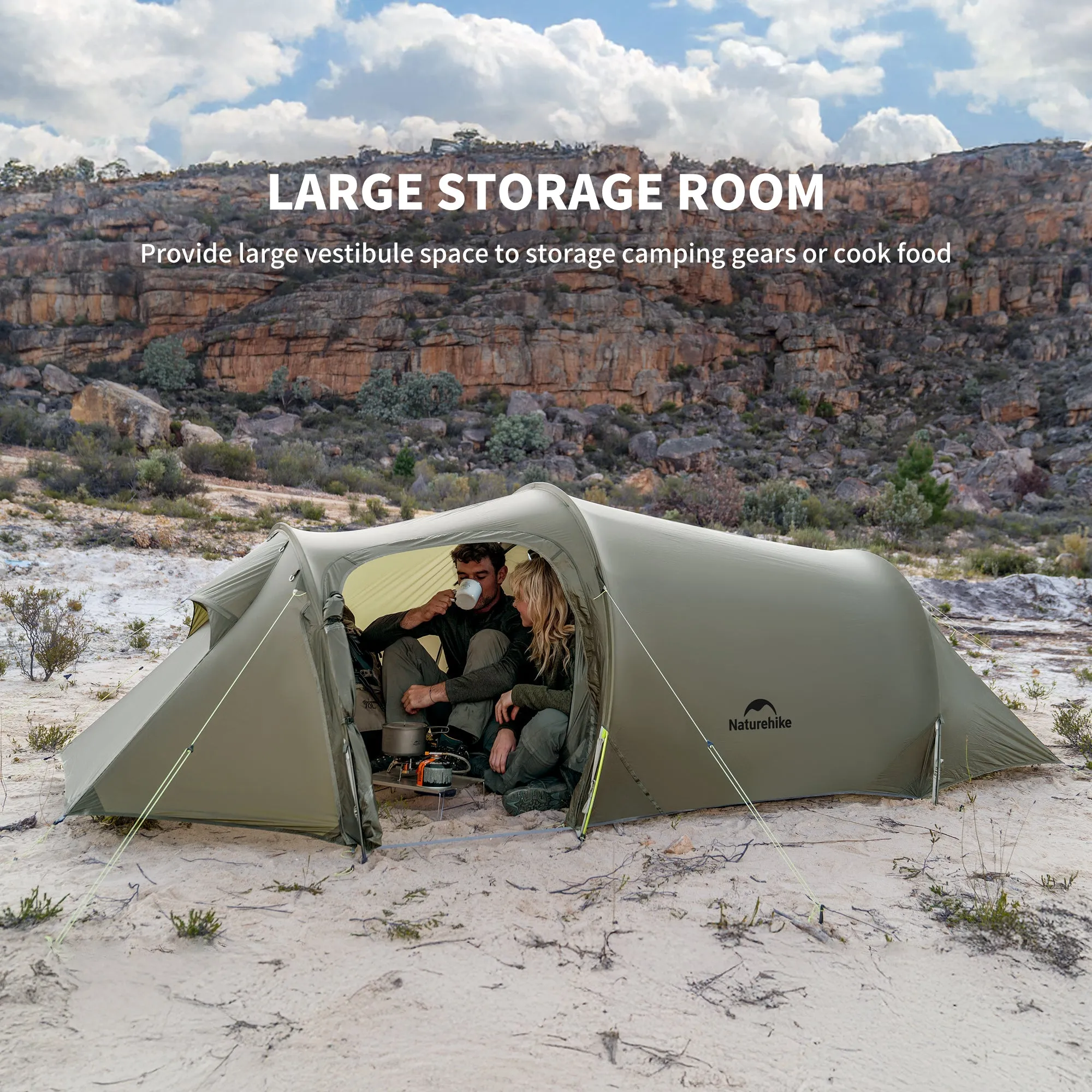 Opalus Large selection Ultralight Tent Men Series Hiking Olive 3 Stock-clearance Naturehike