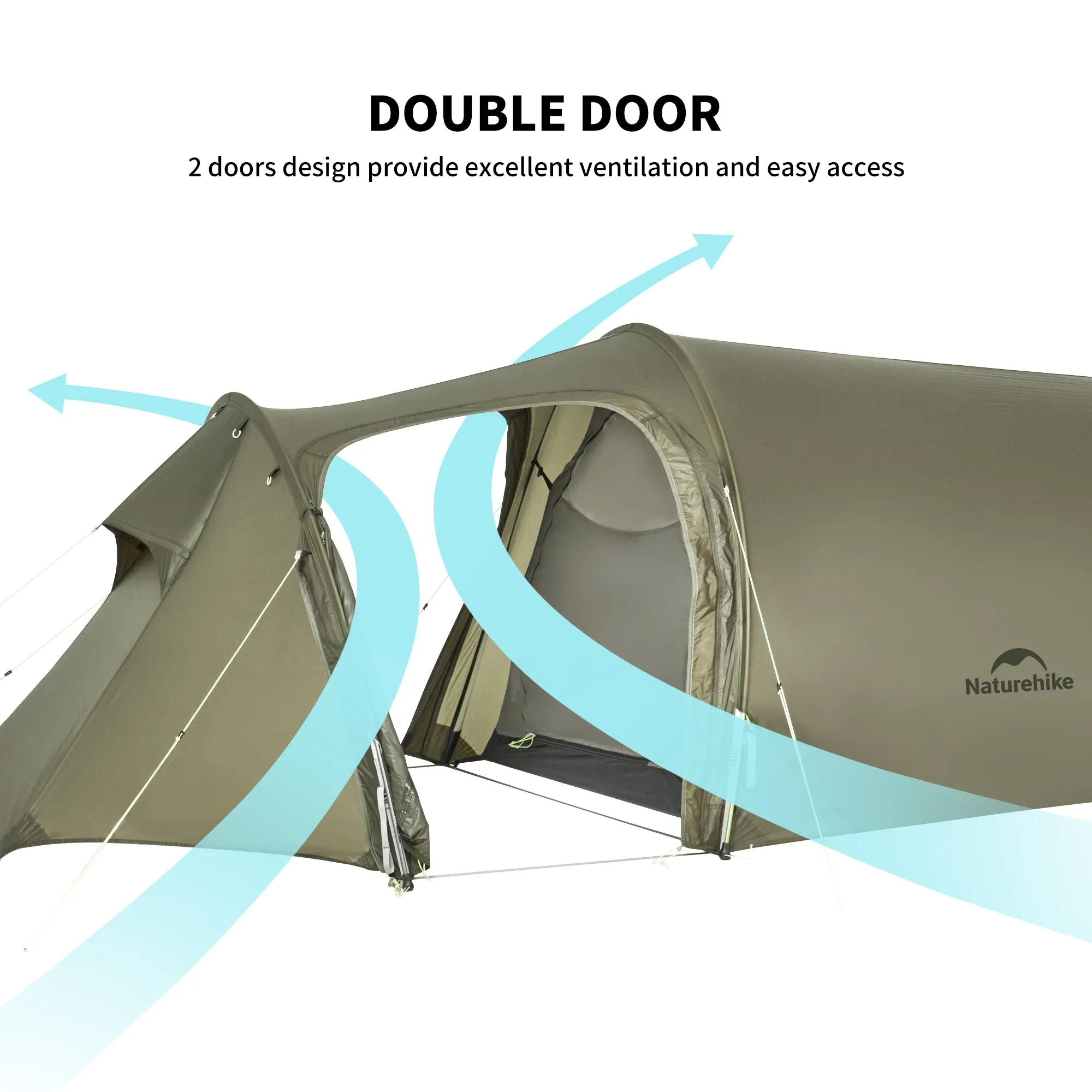 Opalus Large selection Ultralight Tent Men Series Hiking Olive 3 Stock-clearance Naturehike