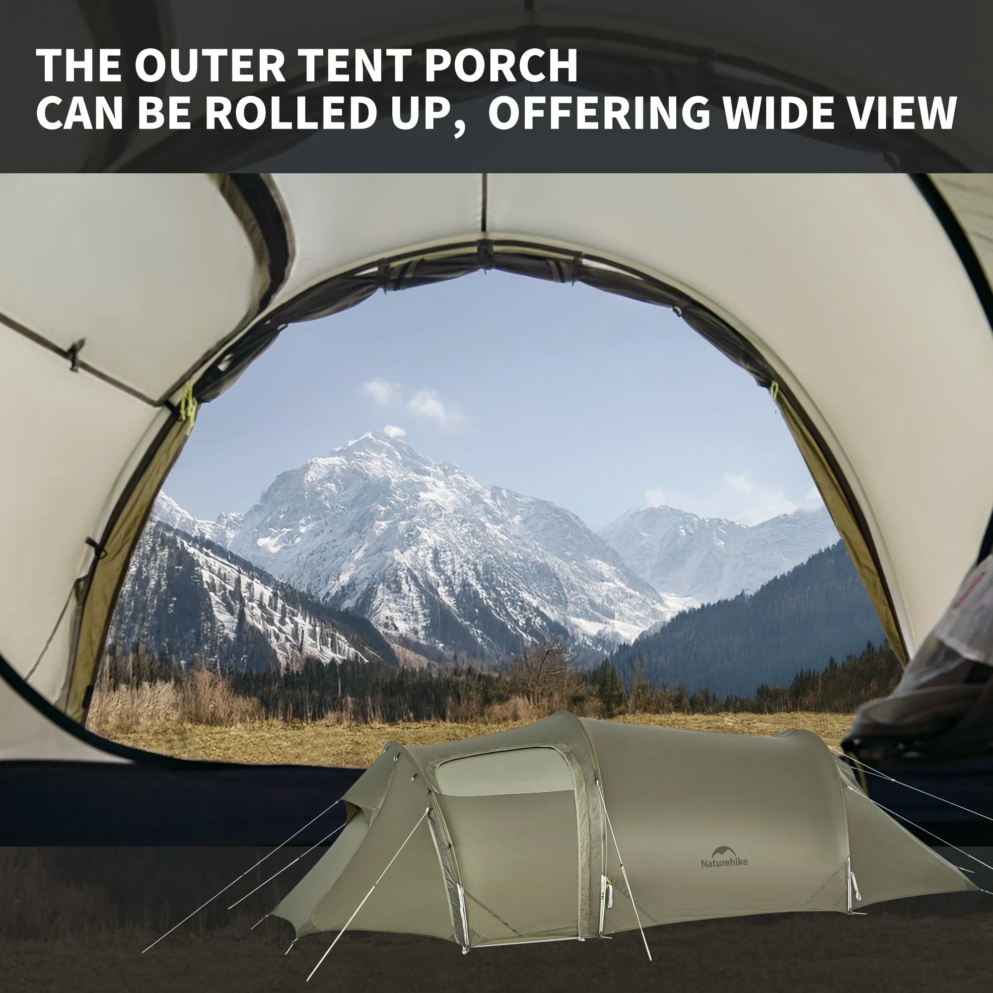 Opalus Large selection Ultralight Tent Men Series Hiking Olive 3 Stock-clearance Naturehike