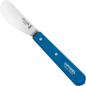 OPINEL Essential No.117 Spreading   Butter Knife, Painted Hornbeam Wood Handles, Made in France (Dark Blue)