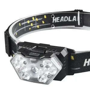 OSITE SKY 9-LED Rechargeable Headlamp – Motion Sensor & Waterproof