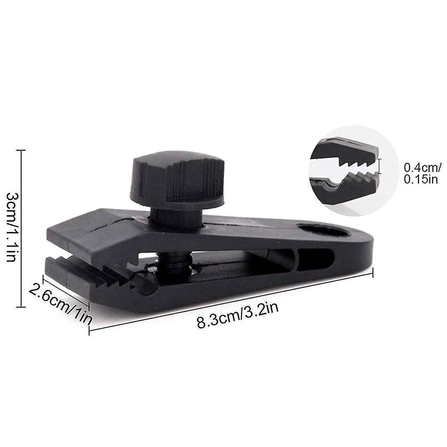 Outdoor Windproof Fixed Tent Clip - Nylon Multi-Functional Tent Hook