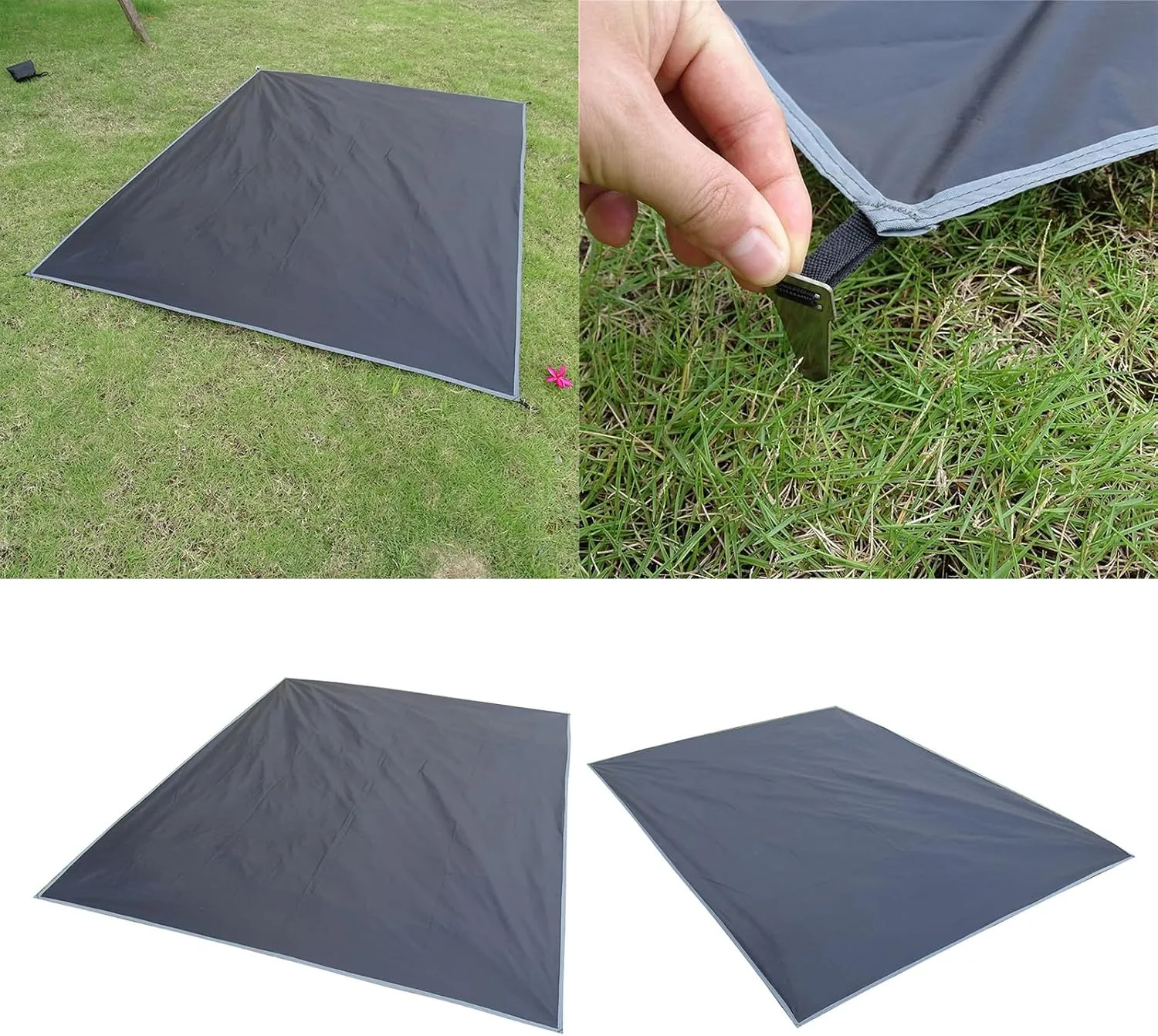 Picnics Blanket Ground Sheet with Peg Watertight Ground Sheet for Camp Tent Tarp Outdoor Awnings Carpet Groundsheet