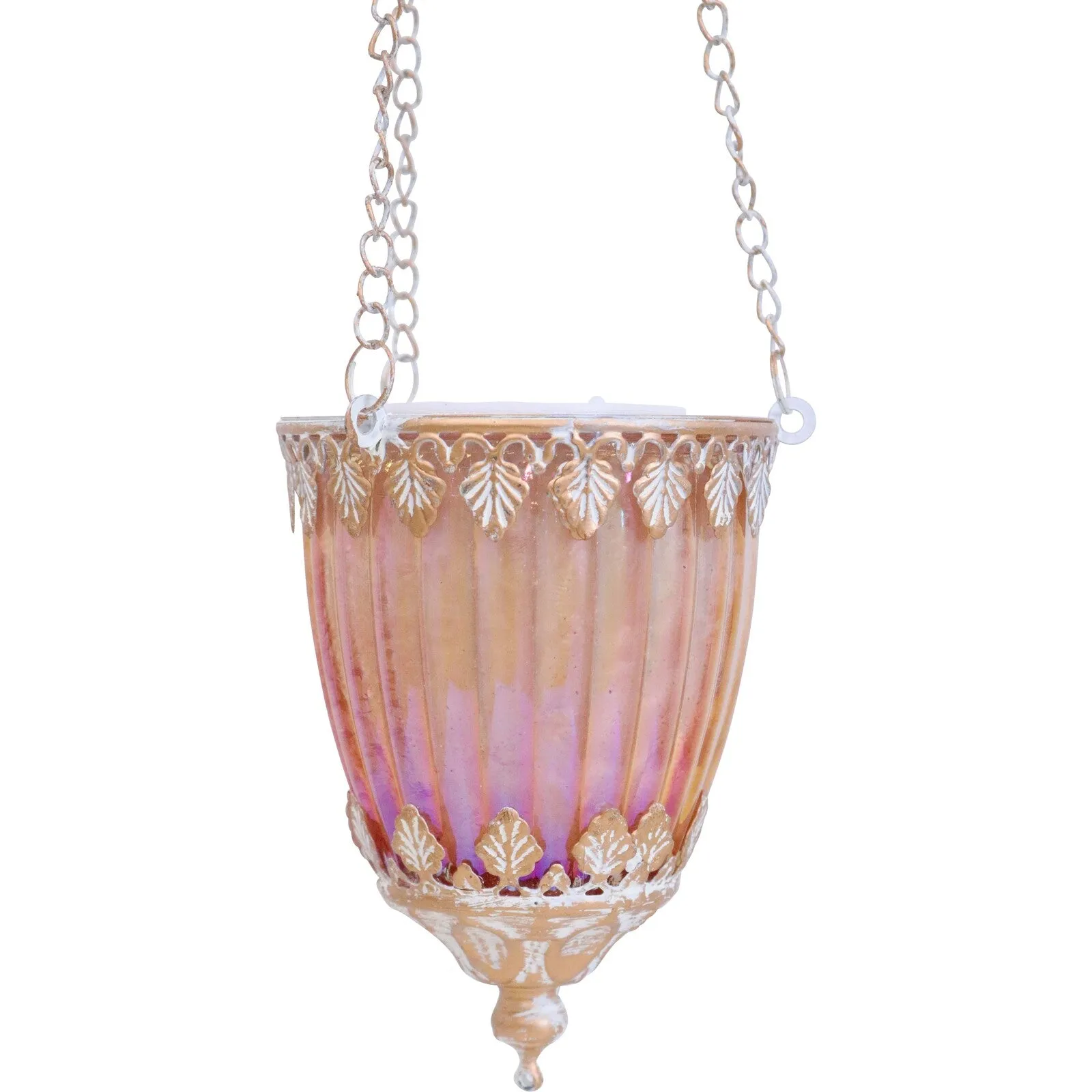 Pink Curve Hanging LED