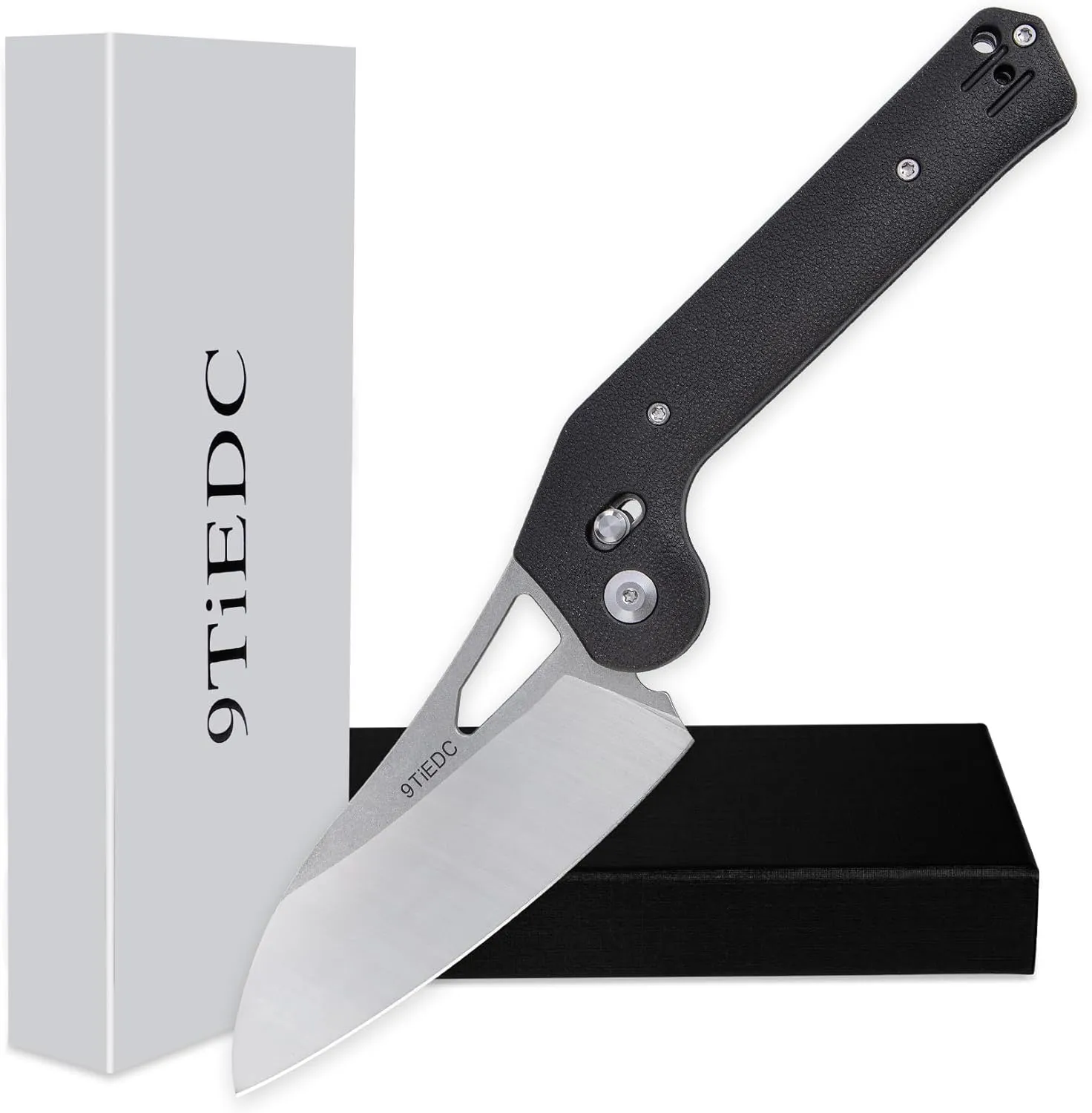 Pocket Folding Camping Knife, Stainless Steel Ultra sharp Pocket Folding Knife,Folding Chef Knife for Cooking, Ergonomic Handle Camping Trip Outdoor Portable Kitchen Knife