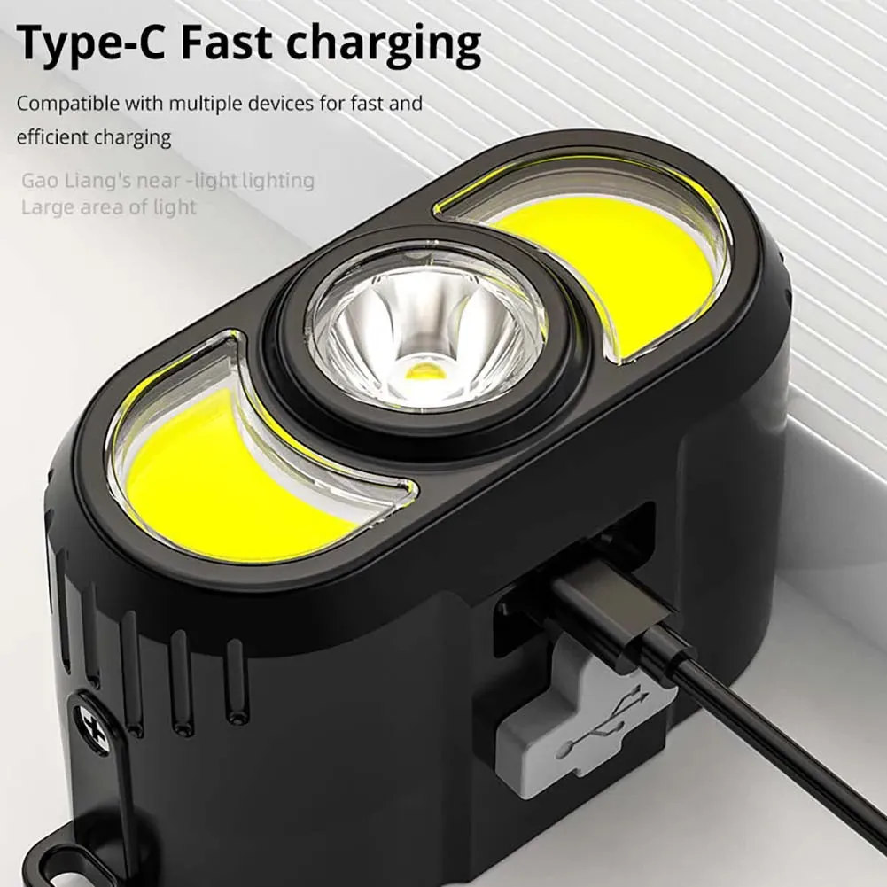 Portable Camping Order now Flashlight IPX4 150LM With Rechargeable Magnet Quick resolution Lamp Headlamp Work Waterproof Camping