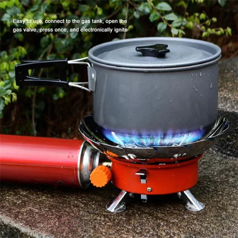 Portable - Fall discount foldable, and Lotus gas Cylinder Stove with Enormous discount Small Square