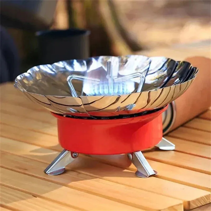 Portable - Fall discount foldable, and Lotus gas Cylinder Stove with Enormous discount Small Square