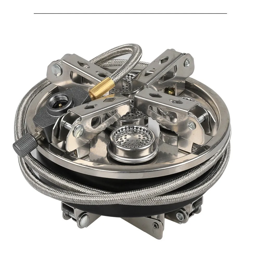 Portable Foldable Camping Split Stove – Adventure-Ready Cooking