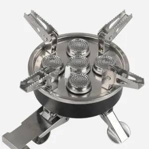 Portable Foldable Camping Split Stove – Adventure-Ready Cooking