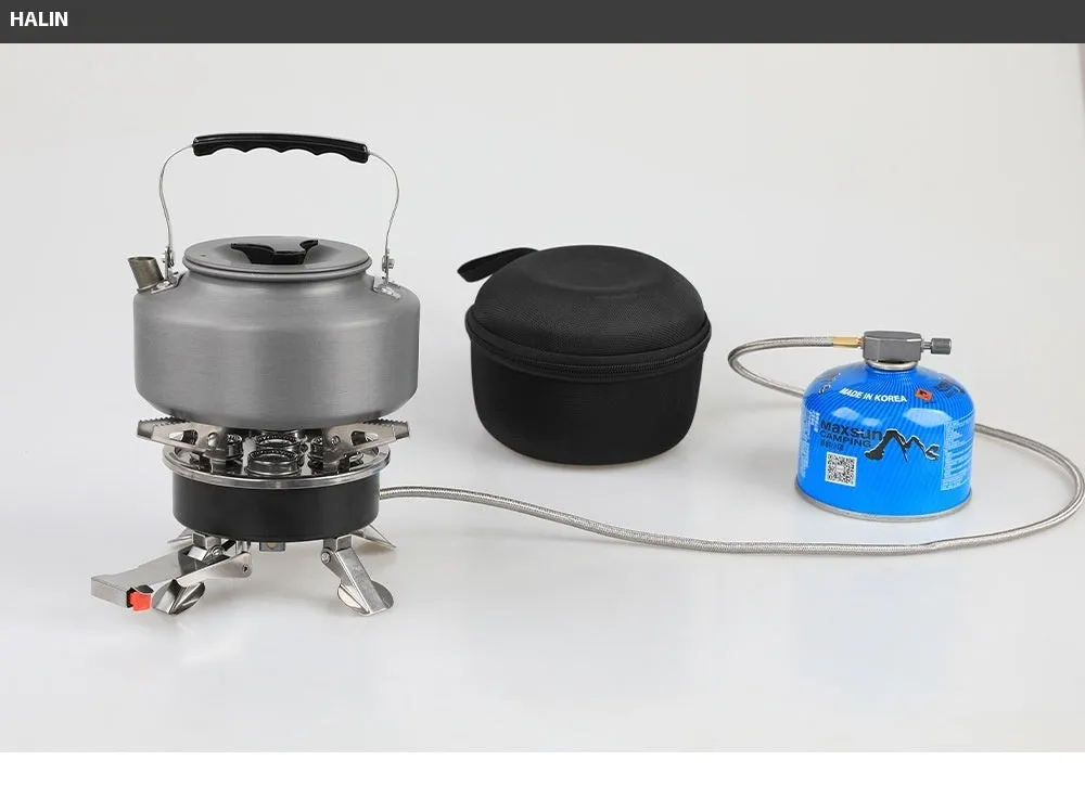 Portable Foldable Camping Split Stove – Adventure-Ready Cooking