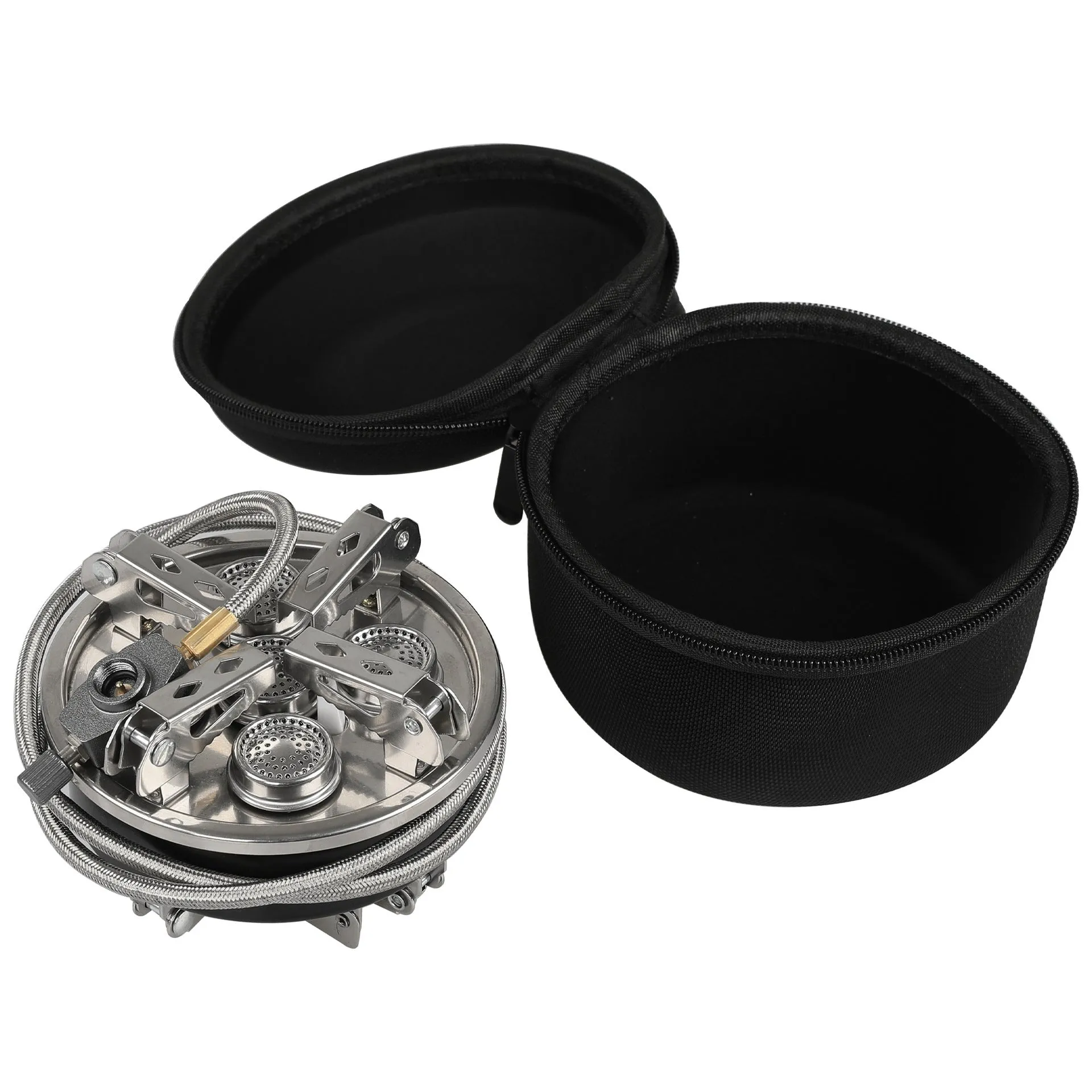 Portable Foldable Camping Split Stove – Adventure-Ready Cooking