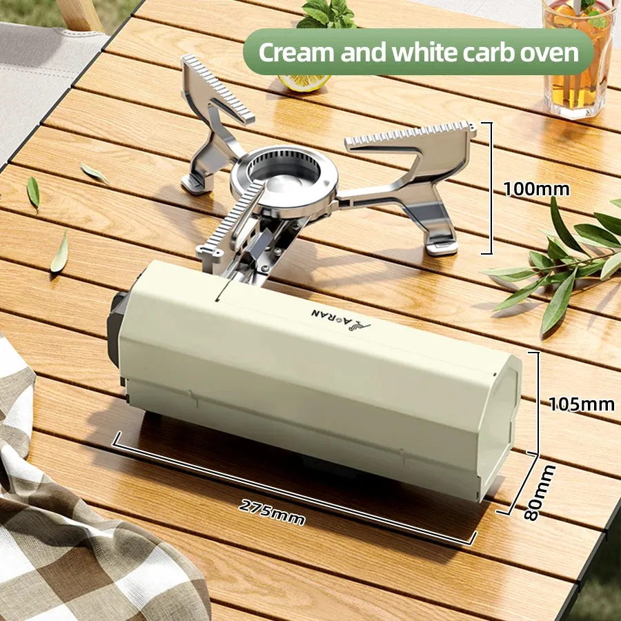 Portable Integrated Card Stove Camping Gas Stove Outdoor Hiking Barbecue Travel Cooking Oven Box Type Gas Stove