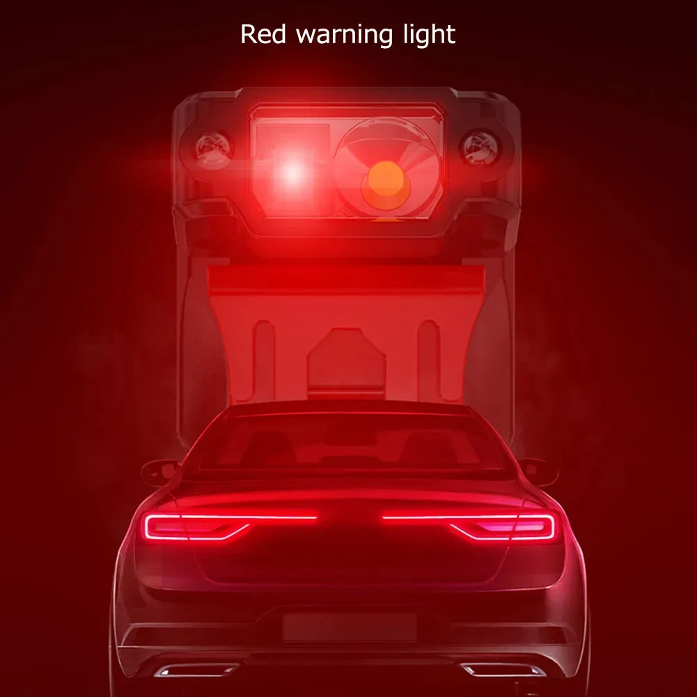 Portable LED Clip-On Cap Headlight with Motion Sensor, Adjustable Angle, USB Rechargeable Headlamp for Camping & Fishing