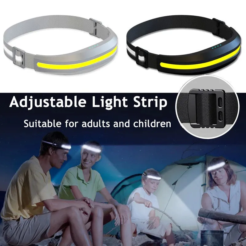 Portable LED Headlamp Dual Light Red/White for Camping Fishing Running Outdoor