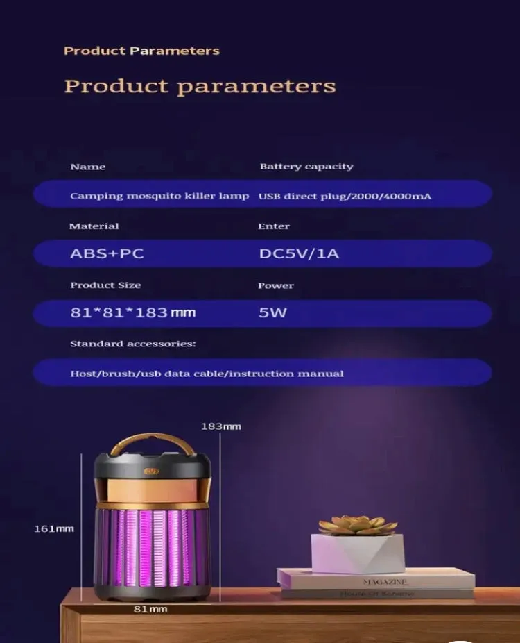 Portable LED Mosquito Killer Lamp
