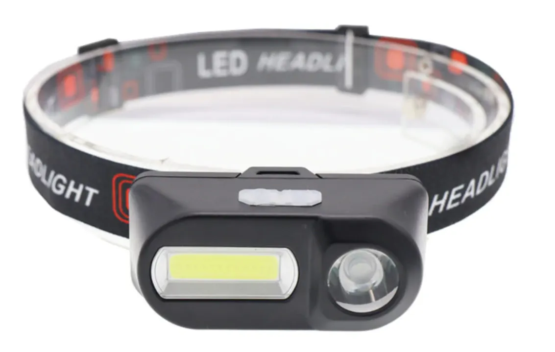 Portable mini XPE COB LED Headlamp USB Rechargeable