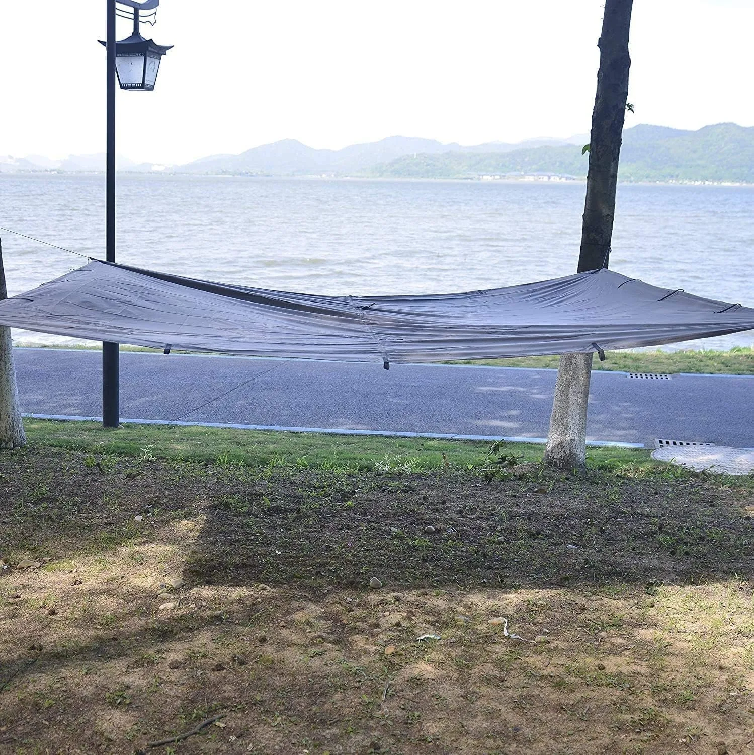 Pu Tent Tent Tarp Sunshade Picnic Camping Picnic Rain Tent Survival Camping Mat Mat Hammock Shelter Tarp, Global delivery Highly functional Tarp, Tarp Fly Waterproof