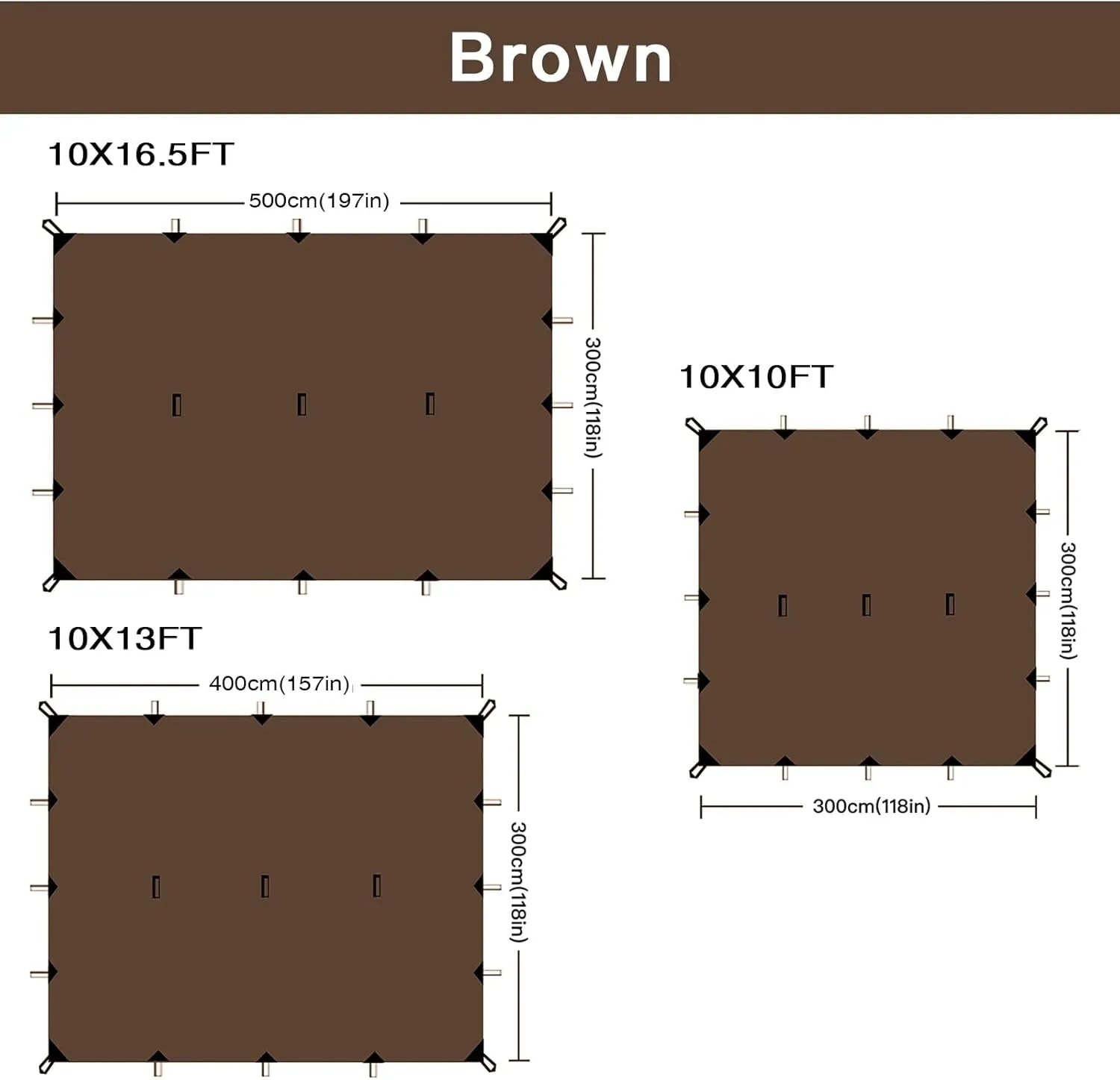 Pu Tent Tent Tarp Sunshade Picnic Camping Picnic Rain Tent Survival Camping Mat Mat Hammock Shelter Tarp, Global delivery Highly functional Tarp, Tarp Fly Waterproof
