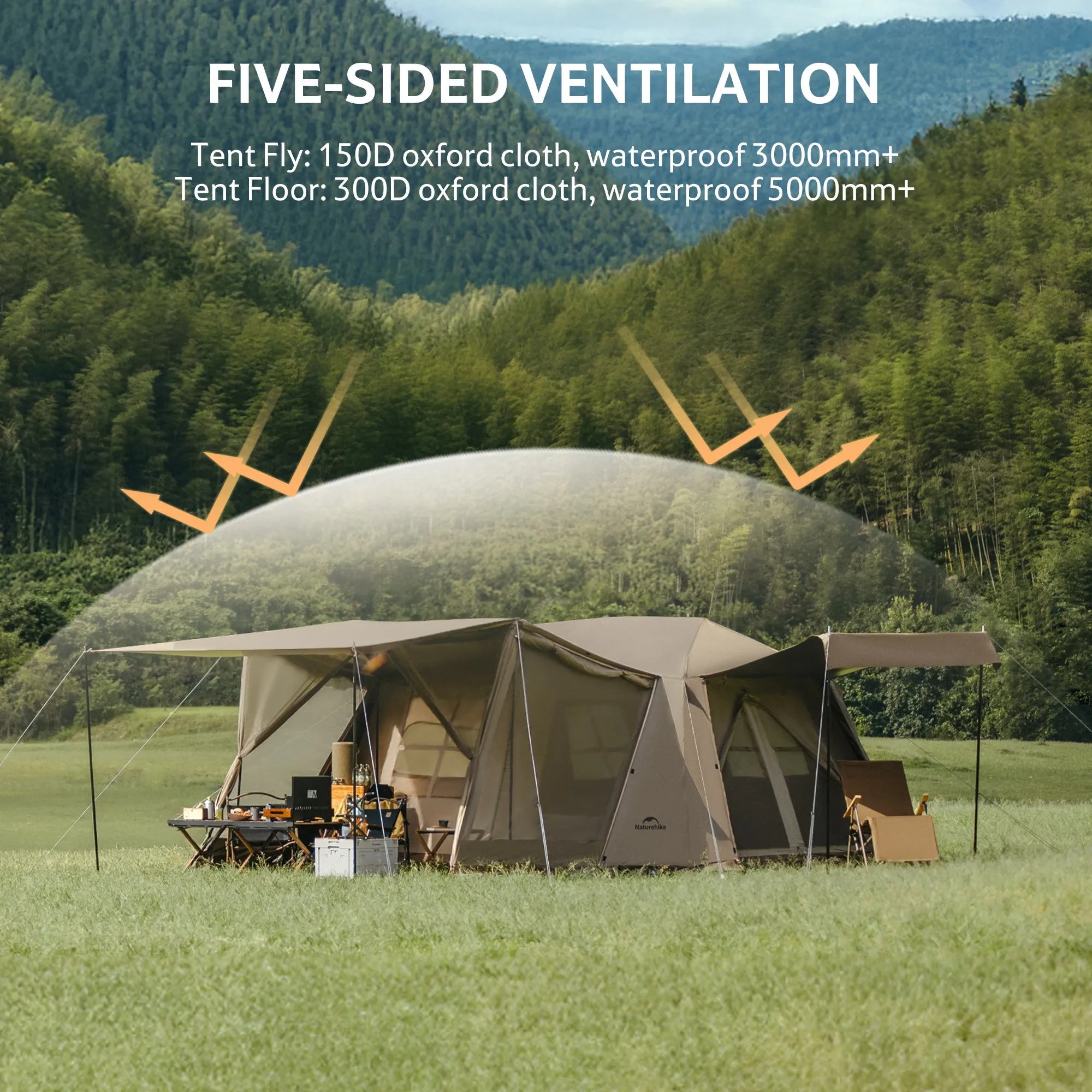 Quick Edition) Tent Village Gen Open Curated collection Naturehike 2 Live chat 13 Brown/Tiblack(Ultimate