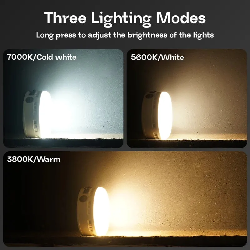 Rechargeable 36W Camping Lantern with Magnet – 700LM LED, 4800mAh Power Bank, 3 Light Modes for Outdoor & Emergency